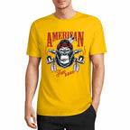 New 2025 Pure cotton short sleeved T-shirt Front print Multiple colors