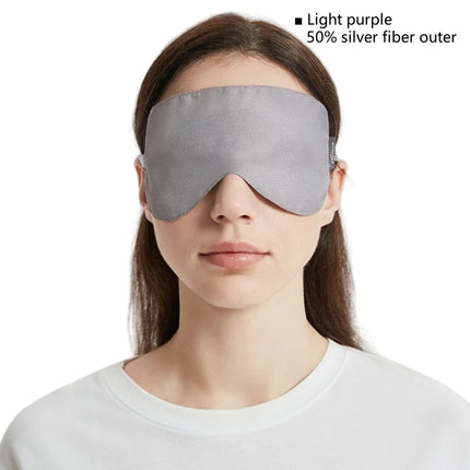 Electromagnetic radiation protective 50% or 100% silver fiber outer layer eye mask Household appliances EMF shielding eye masks