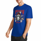 New 2025 Pure cotton short sleeved T-shirt Front print Multiple colors