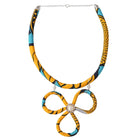 Ankara African Rope Net Necklaces Sweater Chains Women Clothings Accessories African Multistrand Necklace Hademade Jewelry Wb901