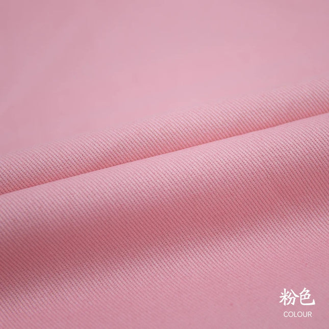 Color Non-stretch Twill Thickening 100%Pure Cotton Denim Fabric Autumn and Winter Jacket Pants DIY Clothing Design Sewing Fabric