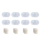 8 filter elements+8 sponges