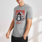 New 2025 Pure cotton short sleeved T-shirt Front print Multiple colors