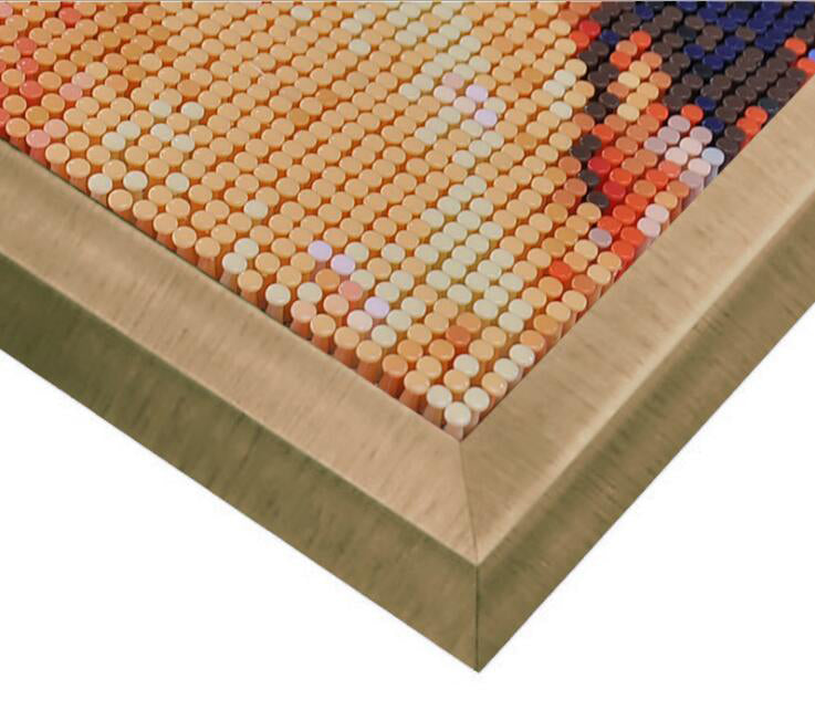 Pushpin painting, pins painting, DIY Custom photo puzzles, creative portrait handmade