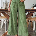 Frill Wide Leg Pants
