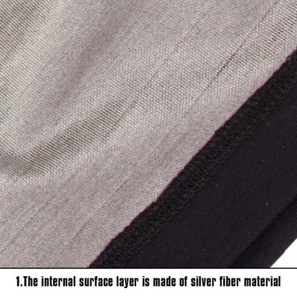 Adult Anti Radiation Protection Beanies Hat Women Men Versatile Faraday EMF Cap Half Silver Fiber RFID Blocking Electromagnetic