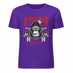 New 2025 Pure cotton short sleeved T-shirt Front print Multiple colors