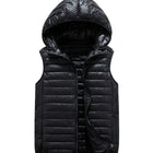 Color: Black, Size: 110cm - CUHK Down Cotton Parent-child Clothing Children