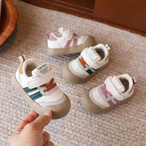 Color: Pink - Size: US1C=EUR16 - Childrens Casual Sports Autumn Kids Sneakers Cfortable Fashion Boys Girls Outdoor Anti Slip Toddler Baby Walking Shoes C260130