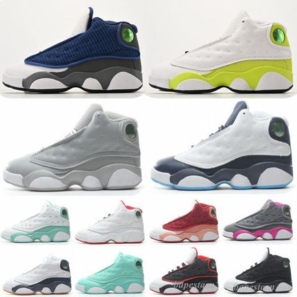 Color: 13# - Size: US11CEUR28 - Kids 13 13S Basketball Shoes Toddler Youth Sneakers Designer Sneakers Girls Boys Running Shoe Black White Blue Pink Red Orange Kid Infants Baby Trainers 25-35