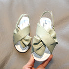 Color: Green, Size: 23 - Soft Sole Fashion 1-3 Years Old Bow Princess Shoes For Kids