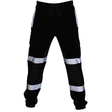 New Men's Fahison Sport Sweat Pants Work Fleece Bottom Joggerms Joggers Yellow Black Orange Fluorescent Green Autumn