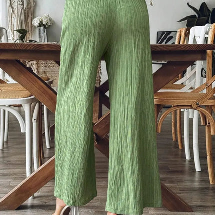 Frill Wide Leg Pants