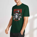 New 2025 Pure cotton short sleeved T-shirt Front print Multiple colors