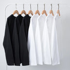 Women's 100% Cotton Loose Fit Long Sleeve Crew Neck T Shirts