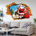 2024 Merry Christmas Household Room Wall Sticker