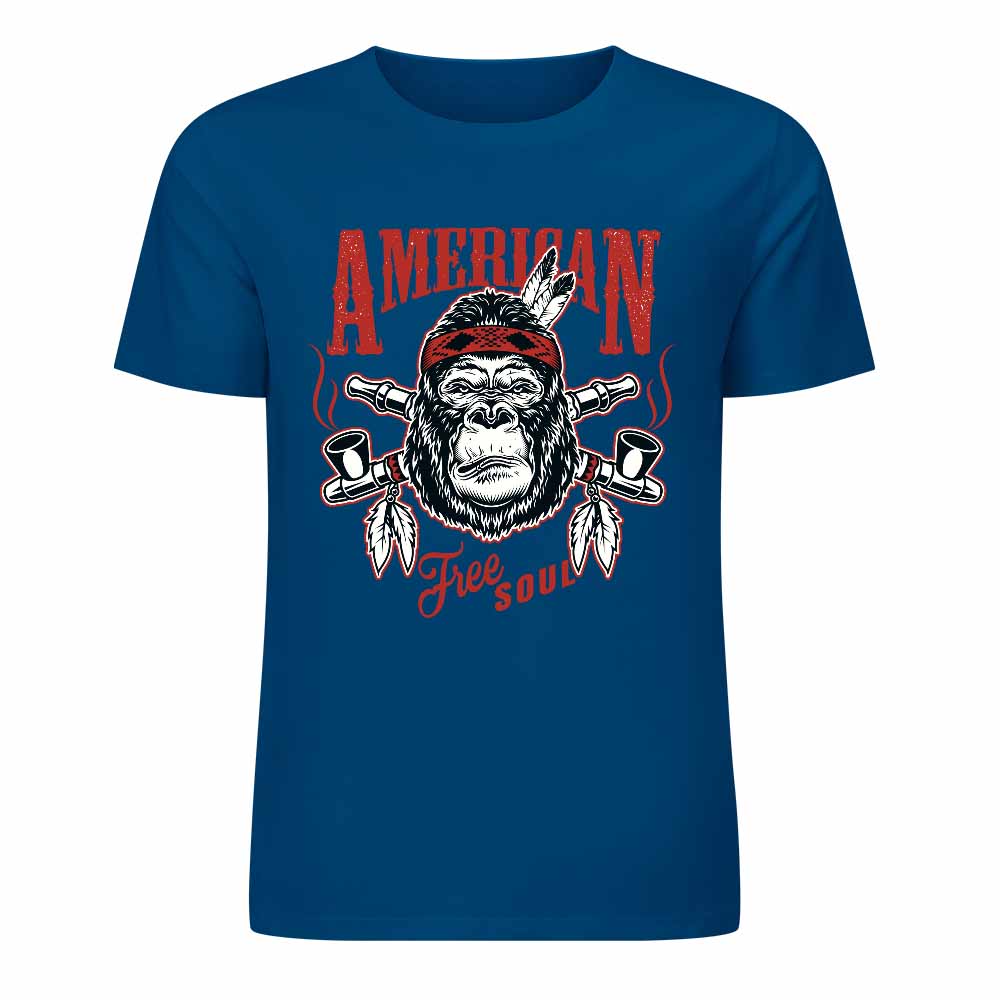 New 2025 Pure cotton short sleeved T-shirt Front print Multiple colors
