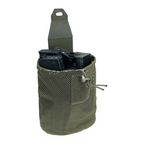 Tactical Dump Pouch Foldable High Capacity Nylon Mesh MOLLE Belt Compatible Lightweight Durable