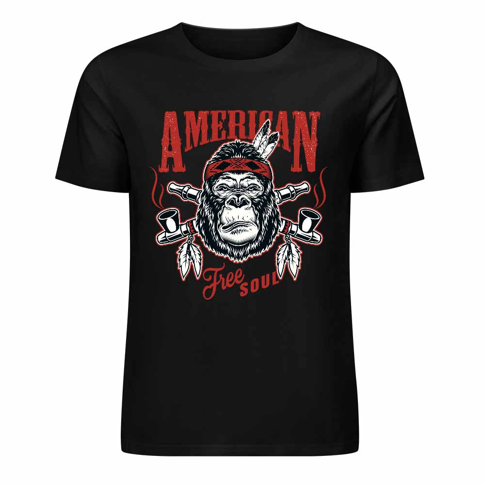 New 2025 Pure cotton short sleeved T-shirt Front print Multiple colors