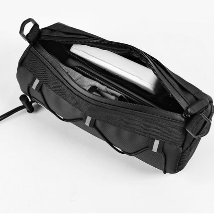 Bicycle front bag for driving, large capacity storage bag, outdoor waterproof riding bag, mountain bike front bag