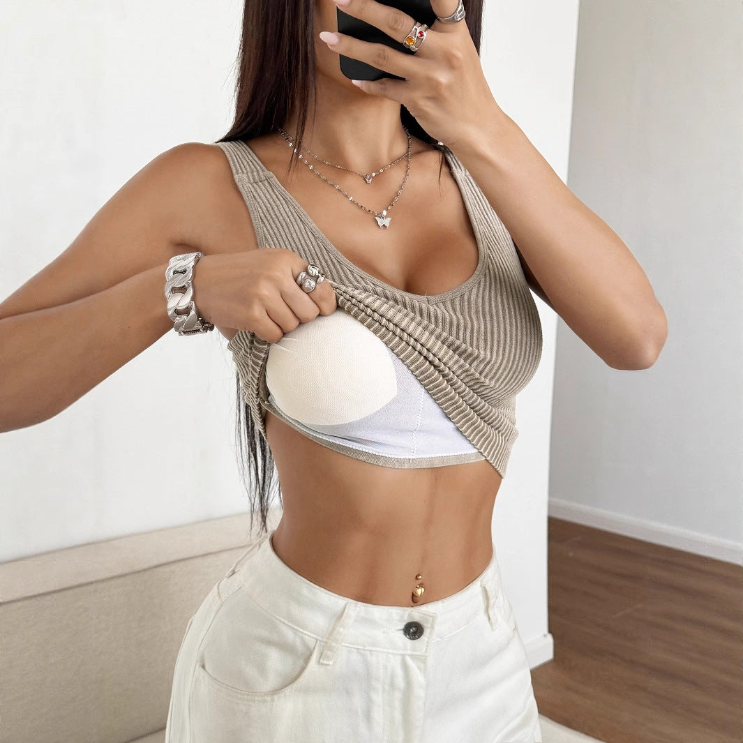 Sporty style spicy girl camisole T-shirt vest women's clothing