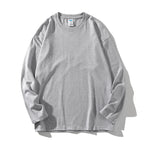 Women's 100% Cotton Loose Fit Long Sleeve Crew Neck T Shirts