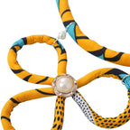 Ankara African Rope Net Necklaces Sweater Chains Women Clothings Accessories African Multistrand Necklace Hademade Jewelry Wb901