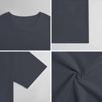 New 2025 Pure cotton short sleeved T-shirt Front print Multiple colors