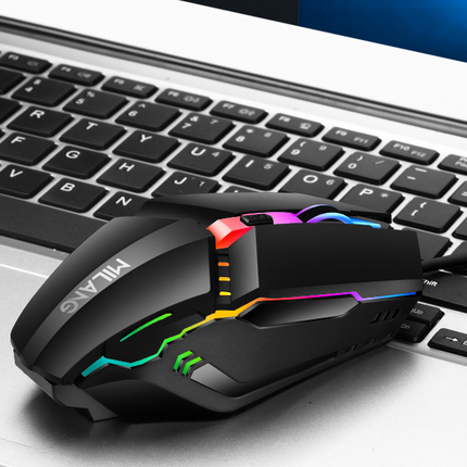Wired mouse USB illuminated desktop computer laptop computer gaming and competitive mouse