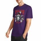 New 2025 Pure cotton short sleeved T-shirt Front print Multiple colors