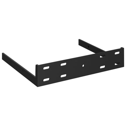 Floating Corner Shelves 4 pcs Gray 13.8"x13.8"x1.5" MDF
