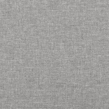 Bed Frame without Mattress Light Gray Twin XL Fabric