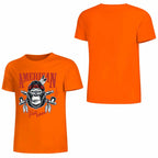 New 2025 Pure cotton short sleeved T-shirt Front print Multiple colors