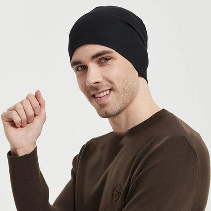 Adult Anti Radiation Protection Beanies Hat Women Men Versatile Faraday EMF Cap Half Silver Fiber RFID Blocking Electromagnetic