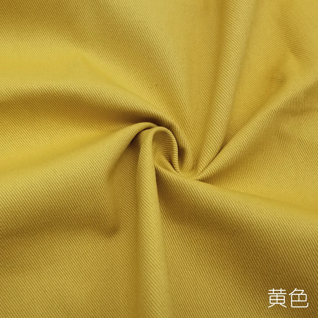 Color Non-stretch Twill Thickening 100%Pure Cotton Denim Fabric Autumn and Winter Jacket Pants DIY Clothing Design Sewing Fabric