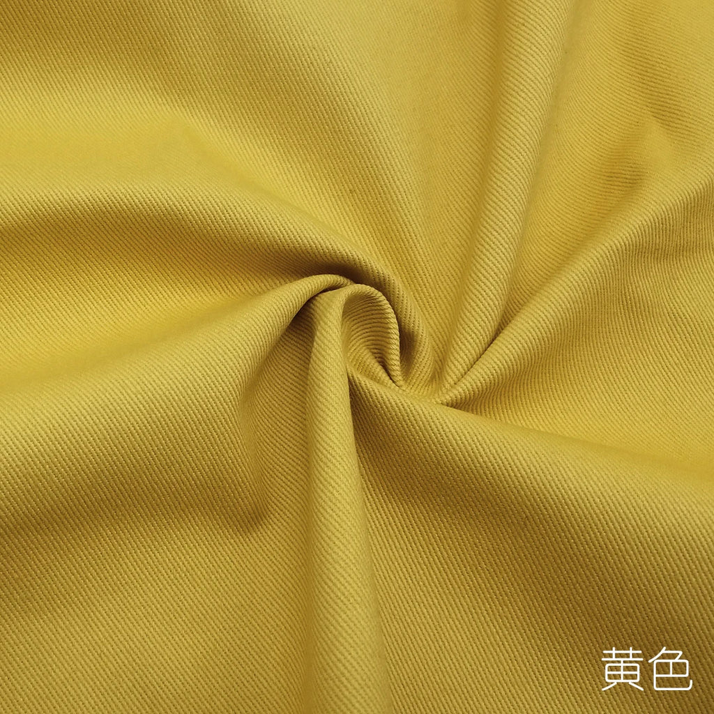 Color Non-stretch Twill Thickening 100%Pure Cotton Denim Fabric Autumn and Winter Jacket Pants DIY Clothing Design Sewing Fabric
