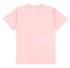 100% Cotton GSM 250G Men's T-shirt Summer Heavy Solid Color Round Neck Short Sleeve Basic Top Men's T-shirt