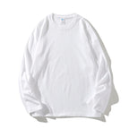 Women's 100% Cotton Loose Fit Long Sleeve Crew Neck T Shirts