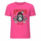 New 2025 Pure cotton short sleeved T-shirt Front print Multiple colors