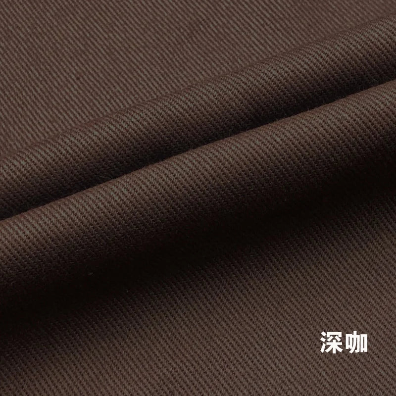 Color Non-stretch Twill Thickening 100%Pure Cotton Denim Fabric Autumn and Winter Jacket Pants DIY Clothing Design Sewing Fabric