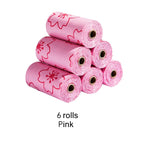 Biodegradable Pet Dog Poop Bags with Printing Outdoor Cleaning Poop Bag Pets Supplies for Dog Garbage Bag