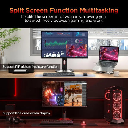 Monitor, 27” 1ms 200Hz Gaming Monitor, Mini-LED Panel- 1440P WQHD 300000:1 Contrast Ratio Computer Screen, HDR 1000