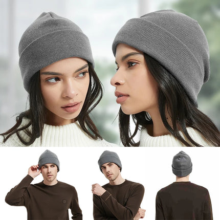 Men's Women's Radiation Protection Caps Anti Radiation Faraday EMF Protective Beanie WiFi 5G Microwave RF Effect Knitted Hat