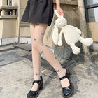 Black Silk Sexy Thin Blue Butterfly Printed Letters Ins Moisture-Proof Hook Silk Arbitrarily Cut White Socks Women
