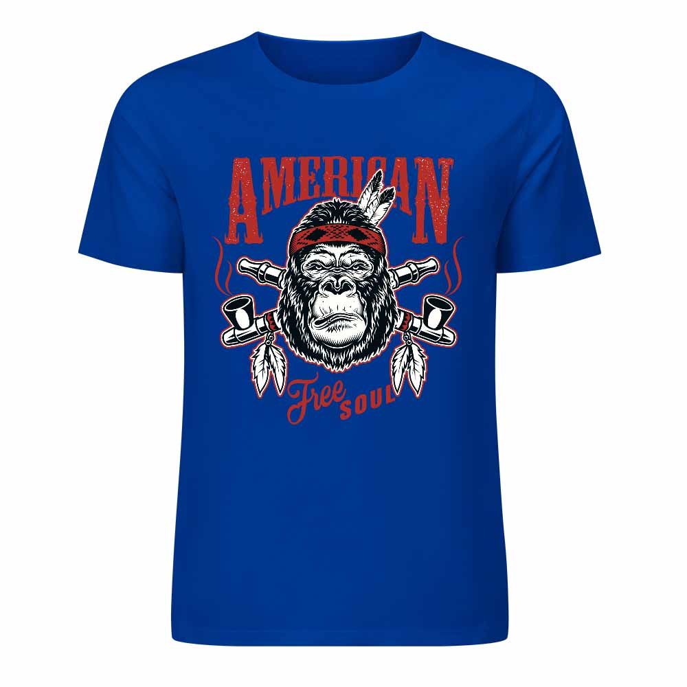 New 2025 Pure cotton short sleeved T-shirt Front print Multiple colors