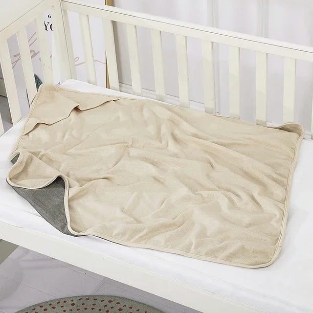 Organic Cotton with Pure silver Blanket 150*215cm EMF Protection  5G Block Quit Flat sheet LARGE  for Pregnant