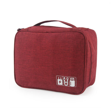 Travel Digital Cable Storage Bag Earphones Mobile Power Organizer Bag Waterproof Electronics Accessories Case