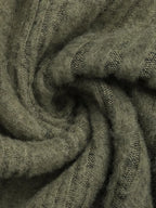 Collar zipper long sleeved dress fashionable green lace up dress