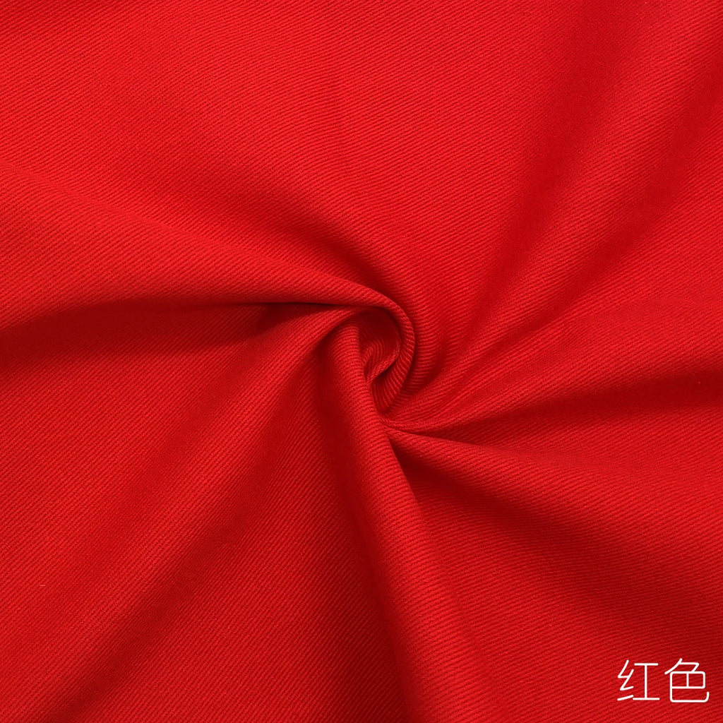 Color Non-stretch Twill Thickening 100%Pure Cotton Denim Fabric Autumn and Winter Jacket Pants DIY Clothing Design Sewing Fabric