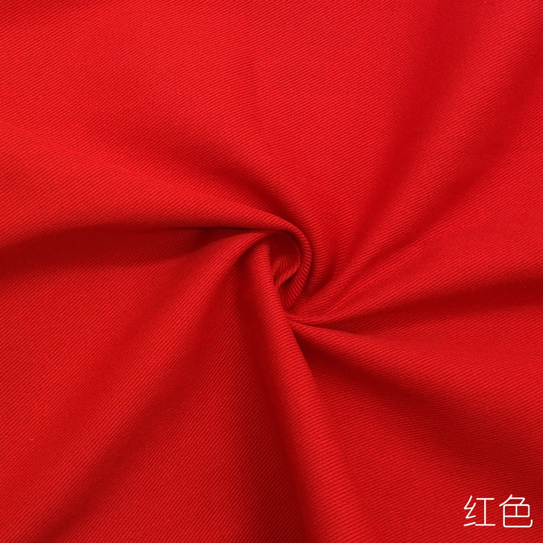 Color Non-stretch Twill Thickening 100%Pure Cotton Denim Fabric Autumn and Winter Jacket Pants DIY Clothing Design Sewing Fabric